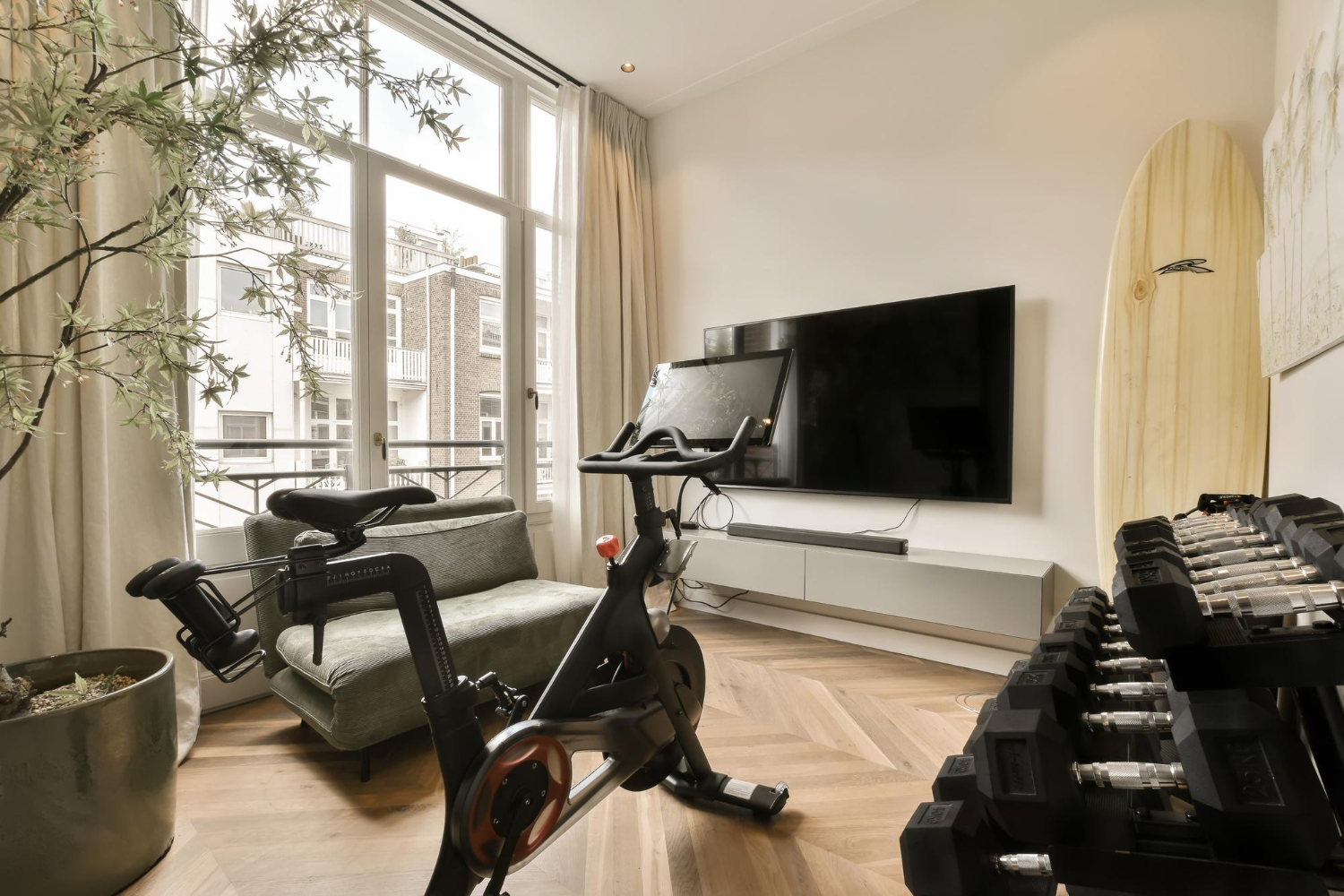 home gym set up