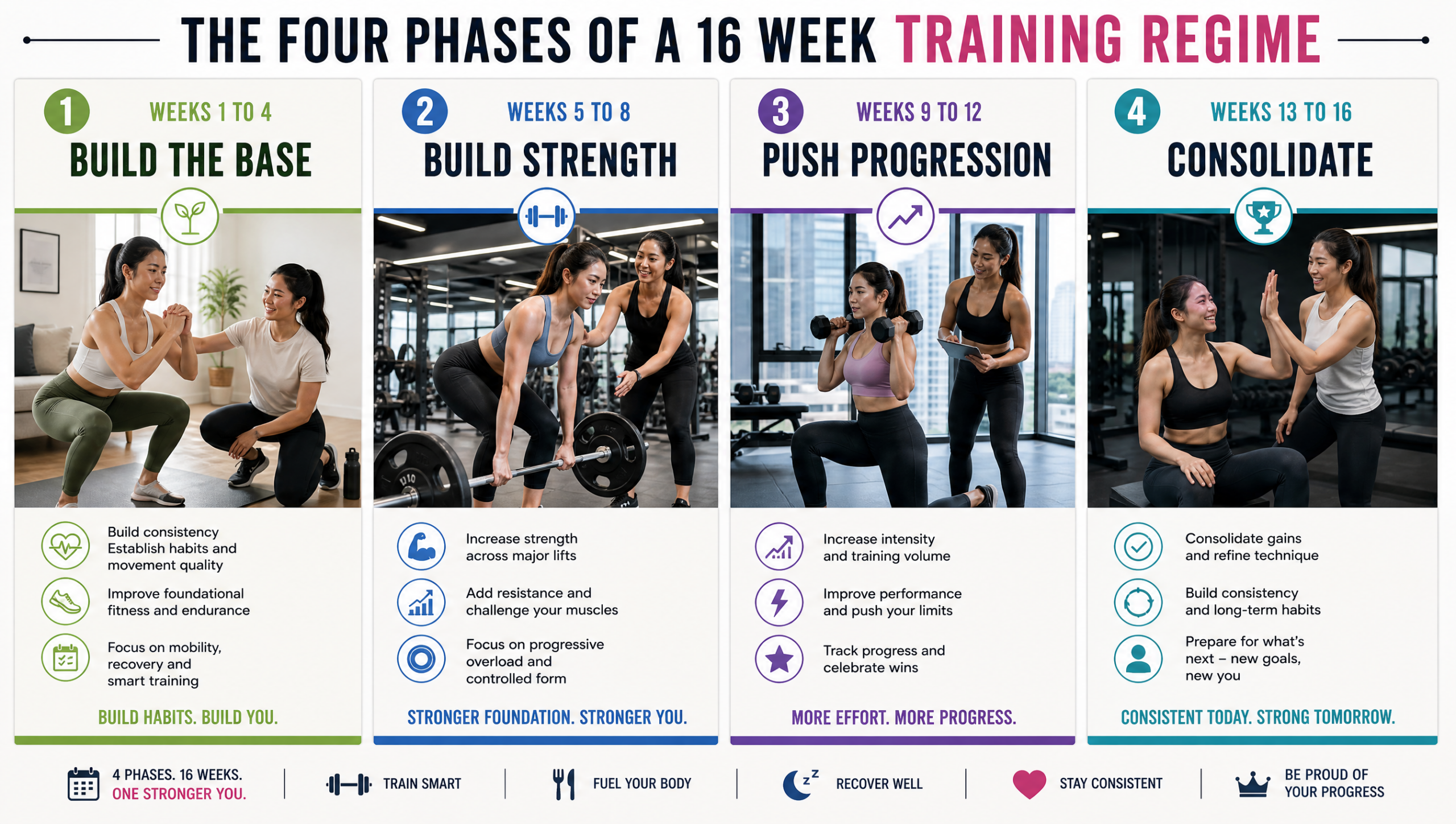 16 week training programme for women